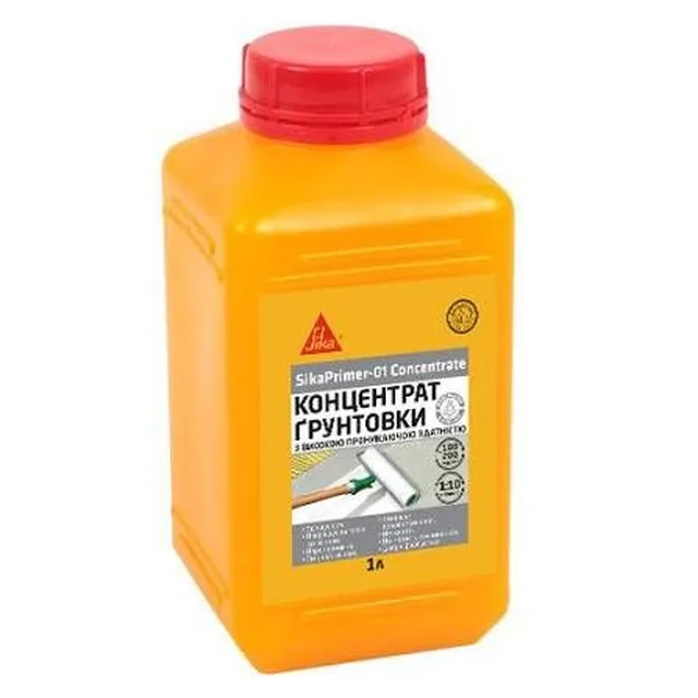 Концентрат універсальної акрилової грунтовки Sika Primer-01 Concentrate 1 л