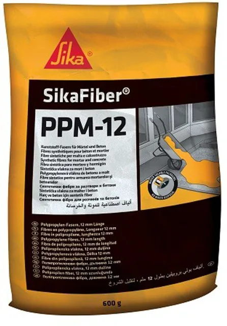 Фібра поліпропиленова для розчинів та бетону SikaFiber PPM-12, 0,6 кг