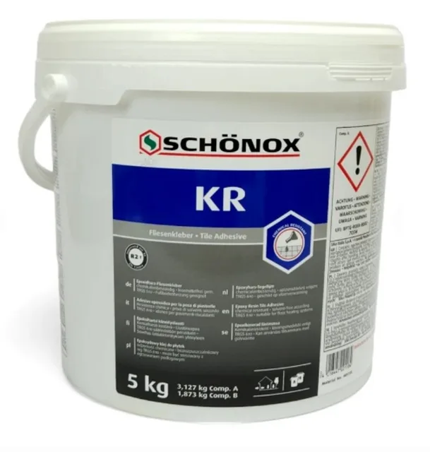 SCHÖNOX KR (AB) двокомпонетний епоксидний універсальний клей для плитки, 5 кг