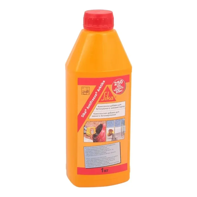 Комплексна добавка пластифікатор для зимового бетонування Sika Antifreeze Arktika, 1 кг