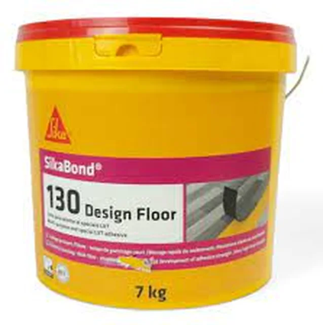Клей для покриттів ПВХ, LVT посилений фіброю SikaBond -130 Design Floor, 7 кг