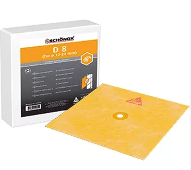 Schonox D8 130x130 8mm/25 Гідроізоляція, фланець ⦰ 8 мм