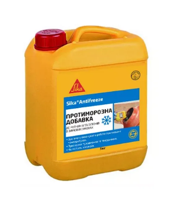 Протиморозна добавка пластифікатор для бетону Sika Antifreeze, 6 кг