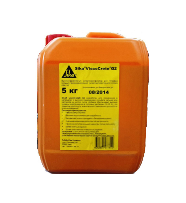 Пластифікатор для гіпсів Sika ViscoCrete-G2, 5 кг