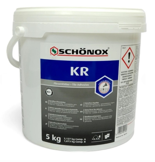 SCHÖNOX KR (AB) двокомпонетний епоксидний універсальний клей для плитки, 5 кг