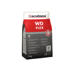 Затірка для плитки Sika Цементна Еластична SCHÖNOX WD Flex біла, 5 кг