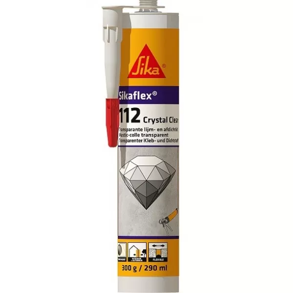 Клей-герметик прозорий Sika Sikaflex-112 Crystal Clear 300 мл
